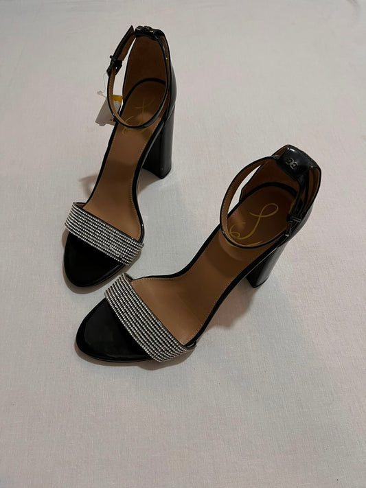 Crystal Glam Ankle-Strap Heels