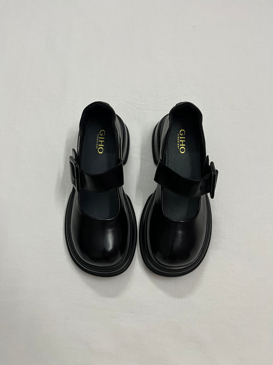 Chunky Buckle Arch Mary Janes, EU38