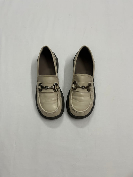 Horsebit Lug-Sole Loafers, EU36.5
