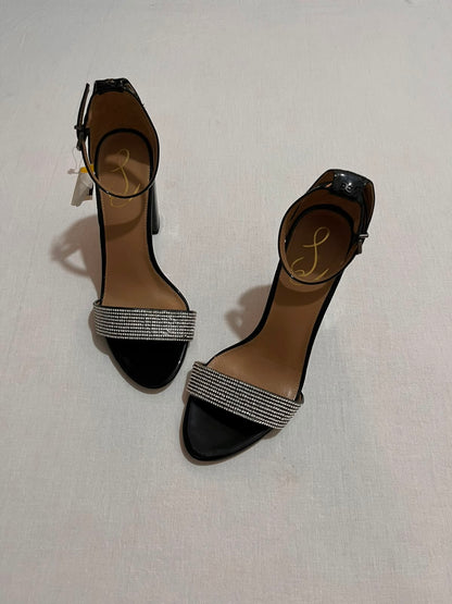 Crystal Glam Ankle-Strap Heels