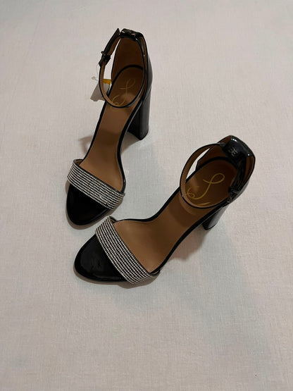 Crystal Glam Ankle-Strap Heels