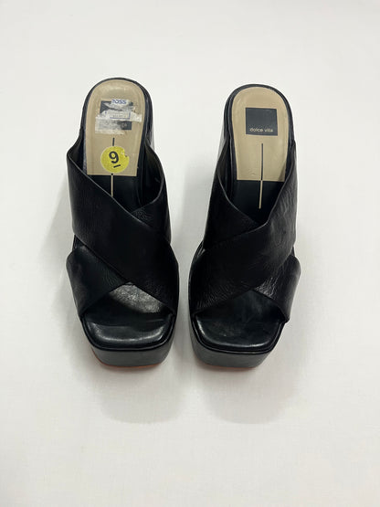 Chunky Criss-Cross Platform Mules, EU40