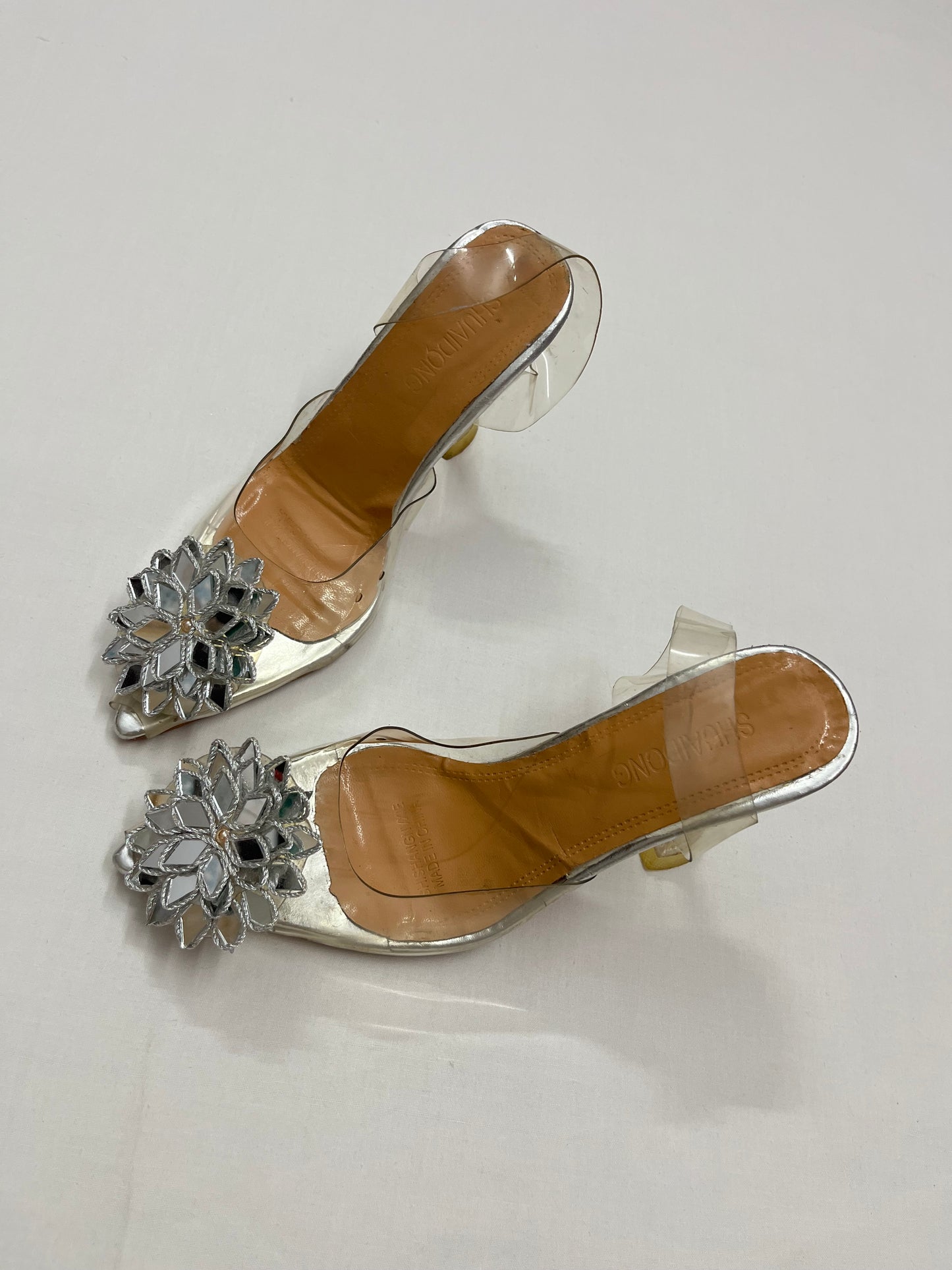 Cinderella Glass Heels, EU36
