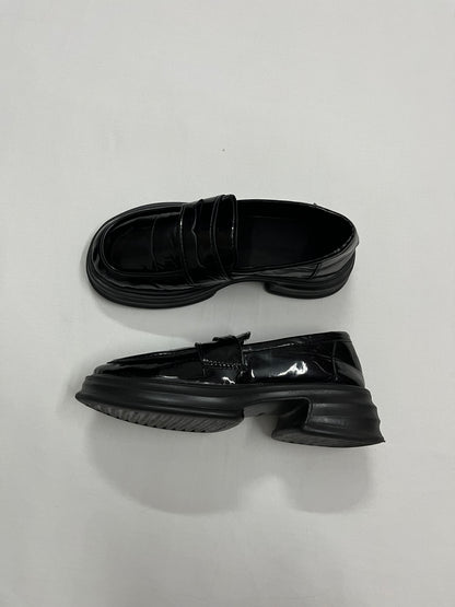 Glossy Platform Loafers, EU38
