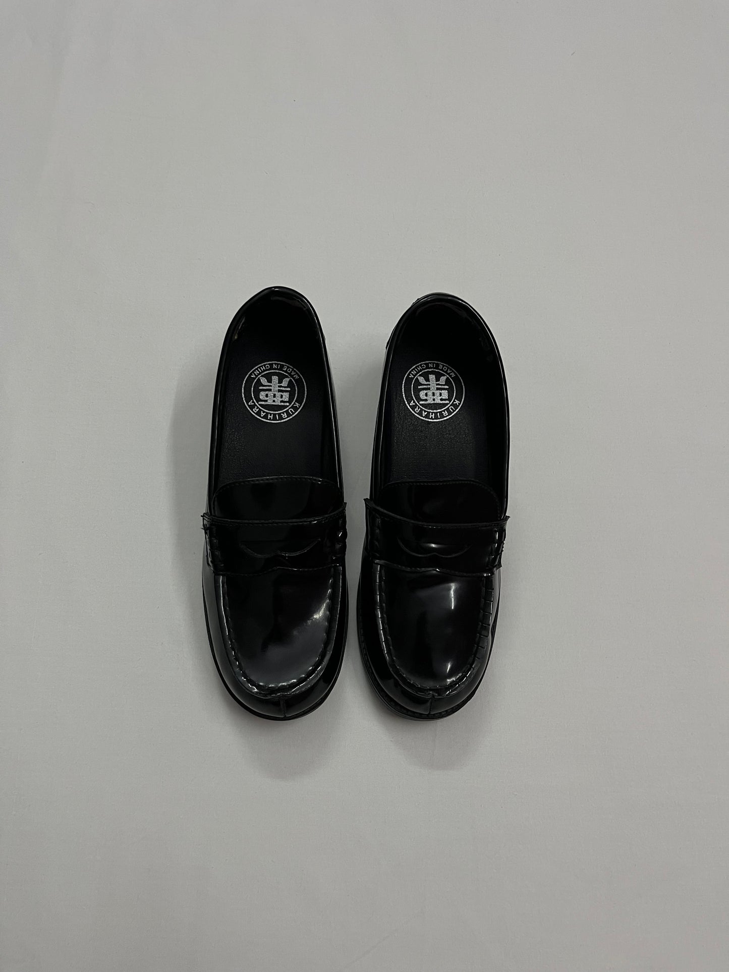 Classic Patent Block-Heel Loafers, EU38