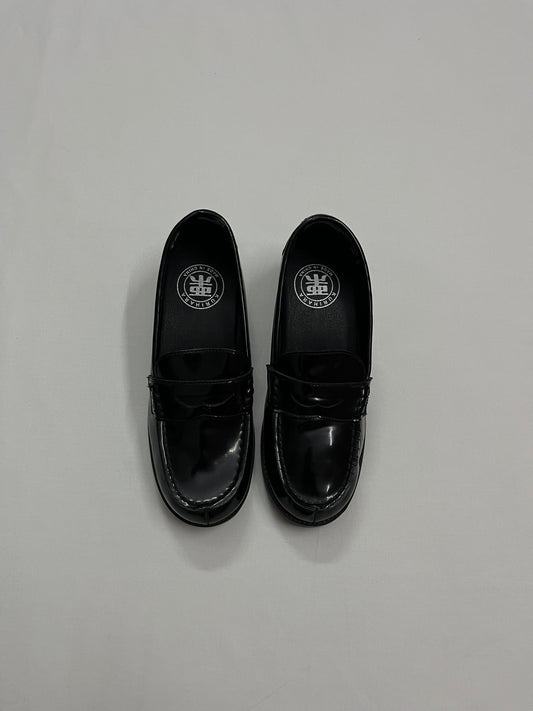 Classic Patent Block-Heel Loafers, EU38