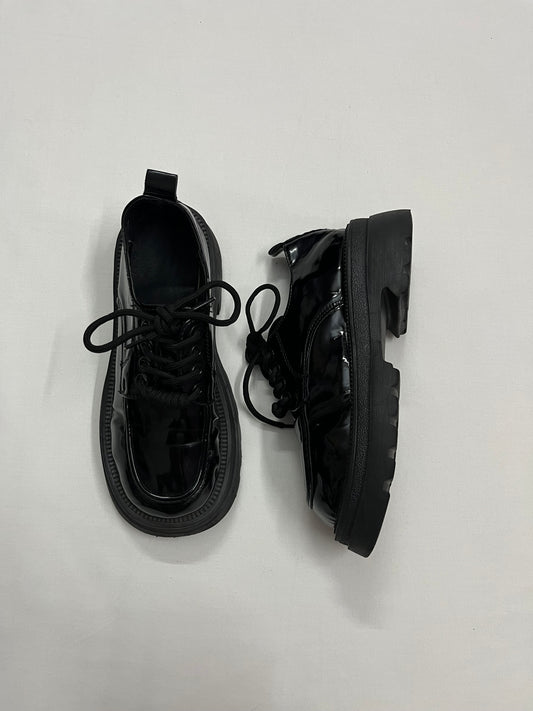 Patent Chunky Platform Oxfords, EU37