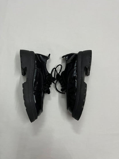 Patent Chunky Platform Oxfords, EU37
