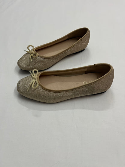 Sparkling Gold Ballet Pumps, EU36.5