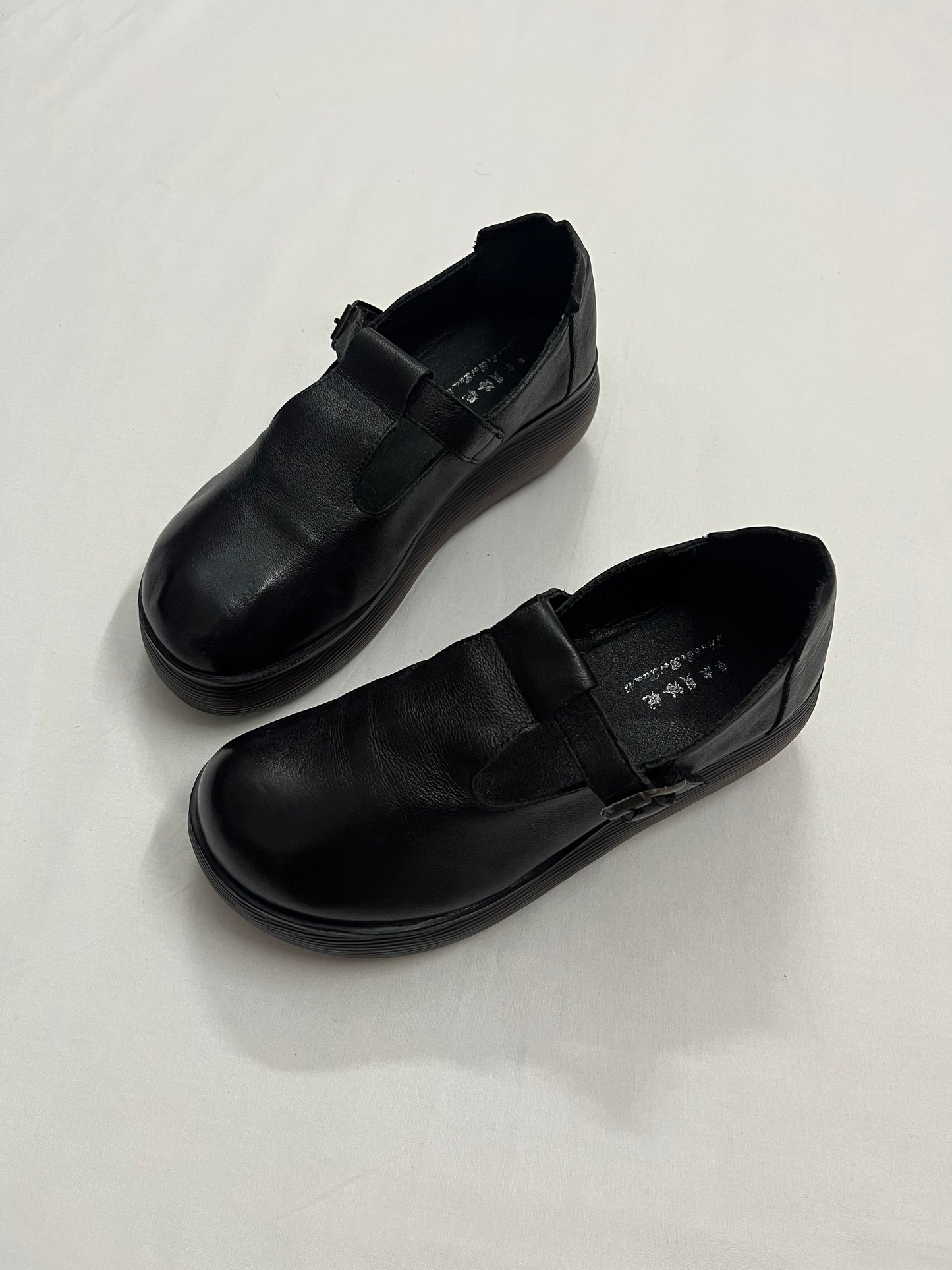 Wedge Mary Janes, EU38