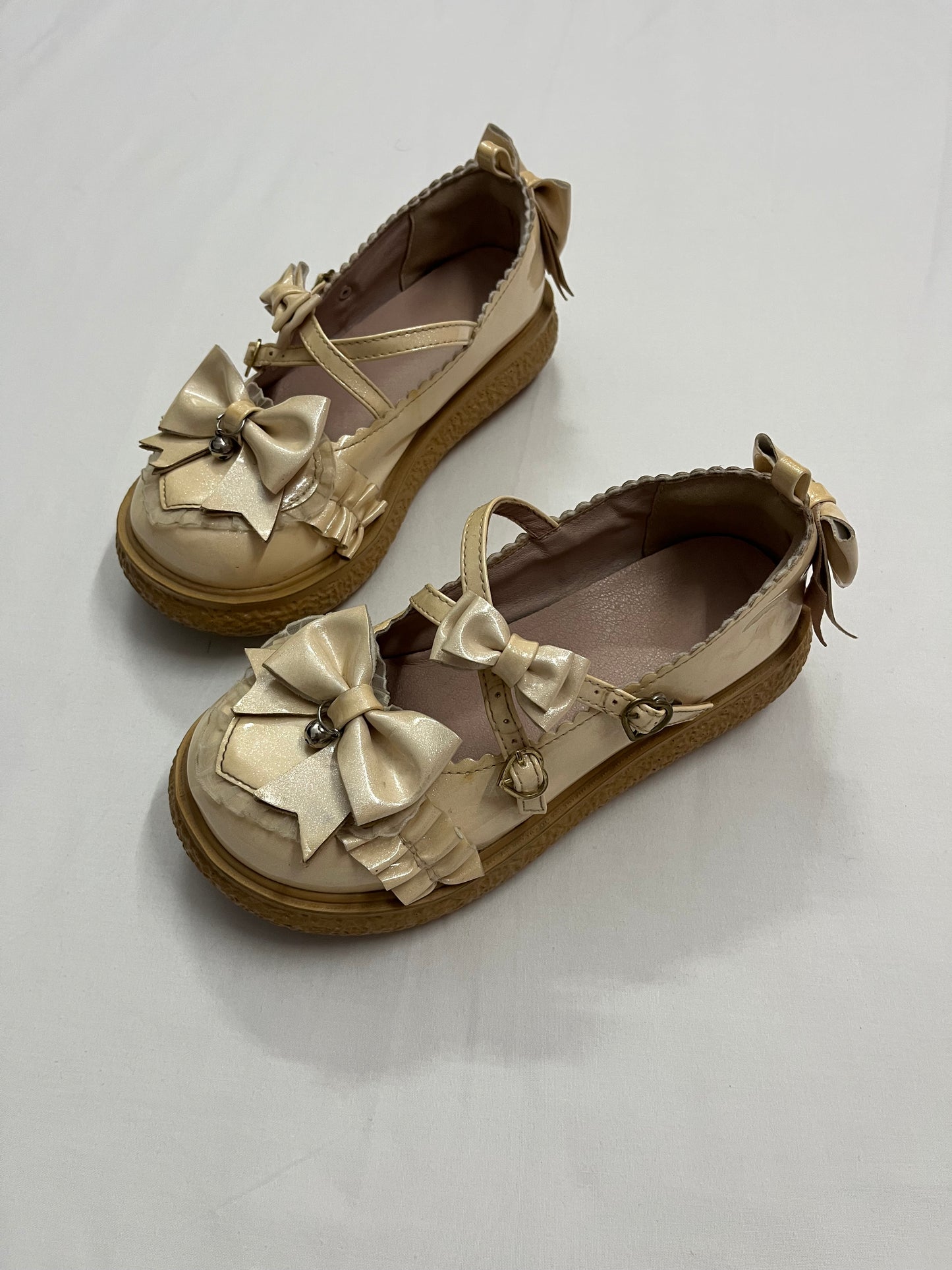 Shimmer Ruffle Bow Lolita Mary Janes, EU36