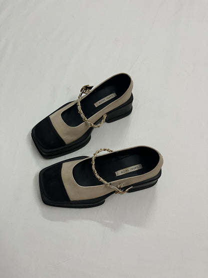 Two-Tone Mary Janes, EU35