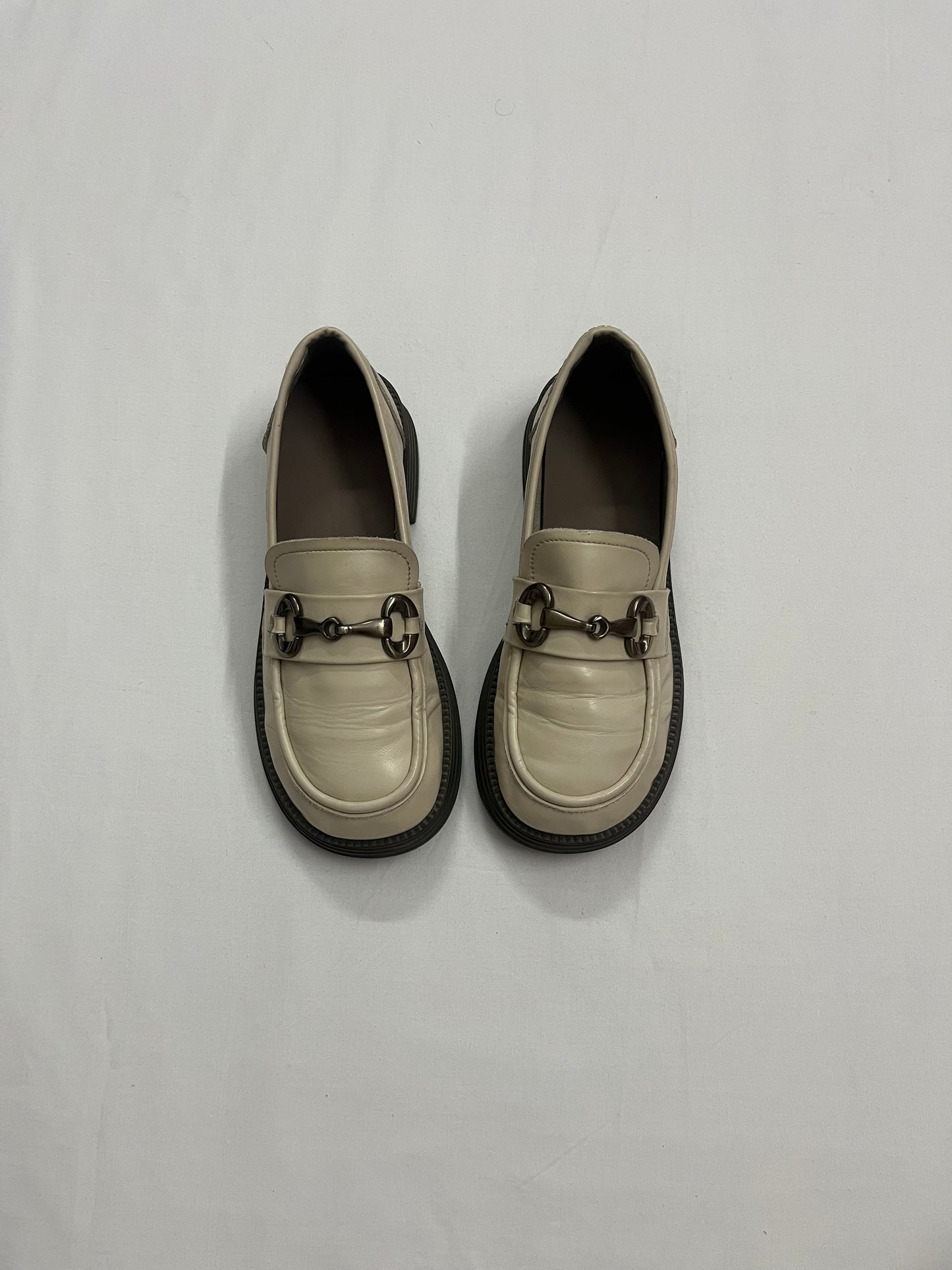 Horsebit Lug-Sole Loafers, EU36.5