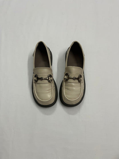 Horsebit Lug-Sole Loafers, EU36.5
