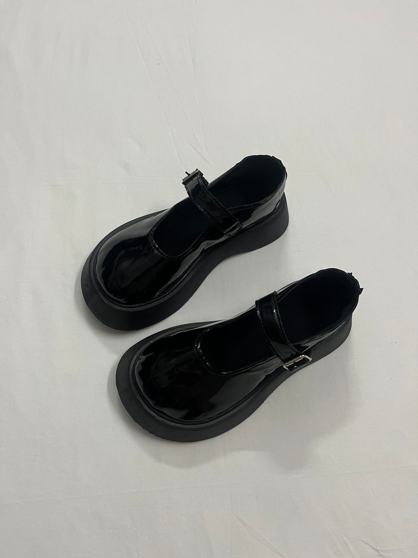 Chunky Wedge Mary Janes, EU37