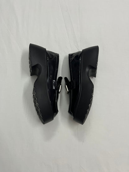 Metal Buckle Chunky Platform Loafers, EU36.5