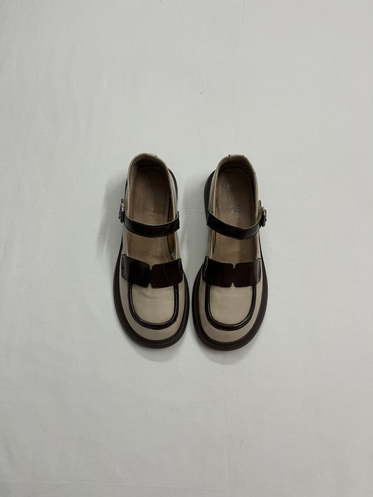 Mocha Duo Chunky Platform Mary Janes, EU36.5