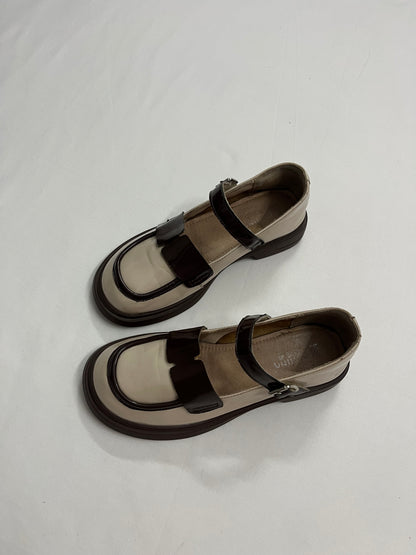 Mocha Duo Chunky Platform Mary Janes, EU36.5