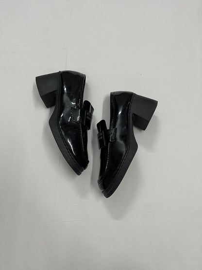 Block Heel Patent Loafers, EU38
