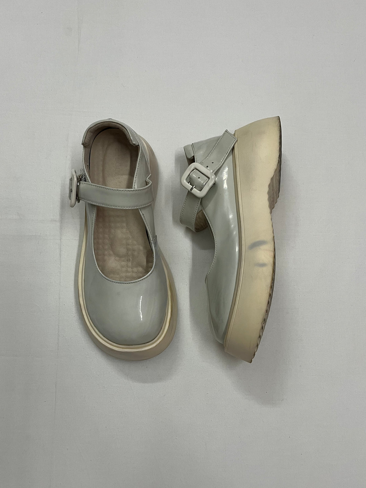 Chunky Wedge Mary Janes, EU36.5