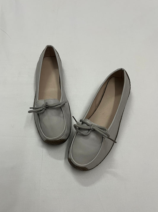Cloud Grey Tied Loafers, EU36